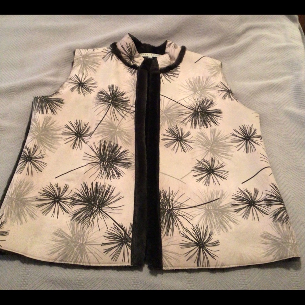 Robert Kitchen Reversible suede Printed Vest